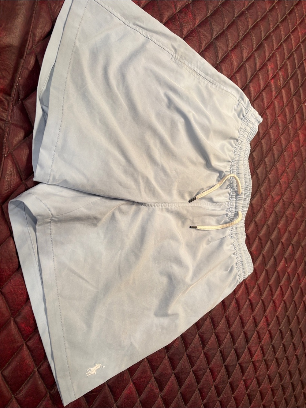 Polo by Ralph Lauren Light Blue Drawstring Men's Hybrid Shorts